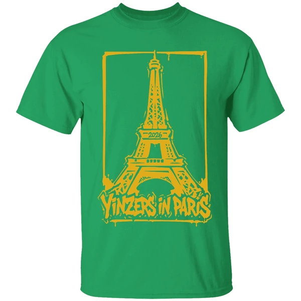 Yinzers In Paris Pittsburgh Steelers Football Nfl 2026 Shirt - Image 2