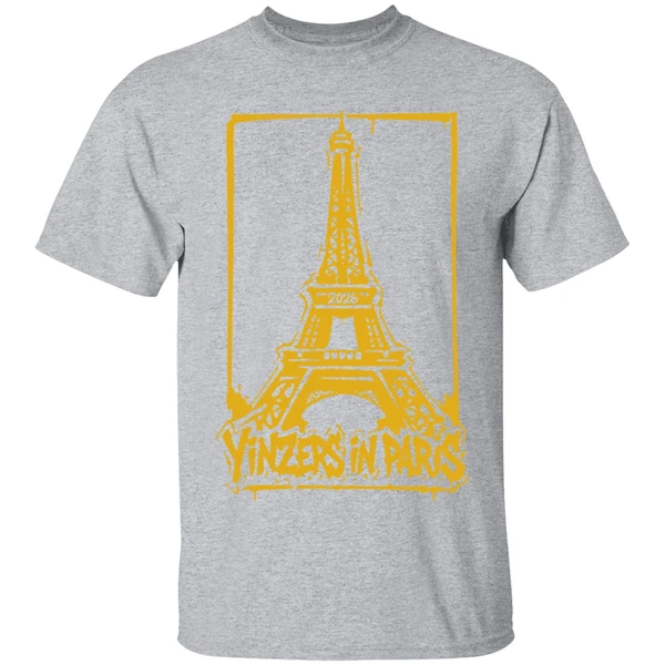 Yinzers In Paris Pittsburgh Steelers Football Nfl 2026 Shirt - Image 9