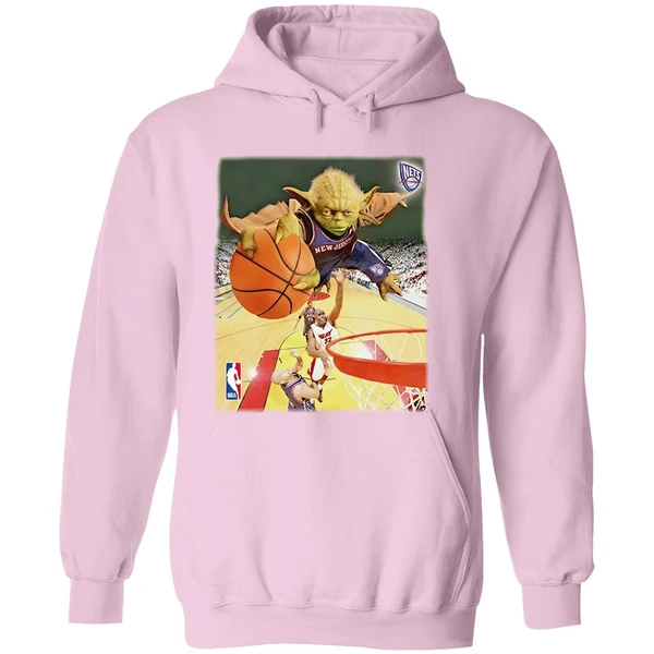 Yoda Slam Dunk Ballin Brooklyn Nets Nba Hoodie - Image 5
