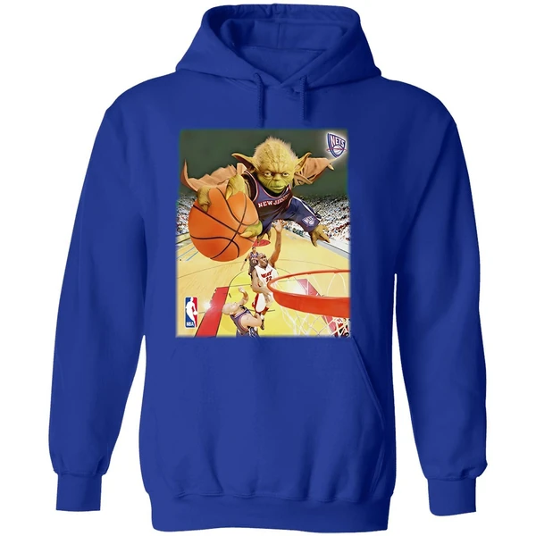 Yoda Slam Dunk Ballin Brooklyn Nets Nba Hoodie - Image 7