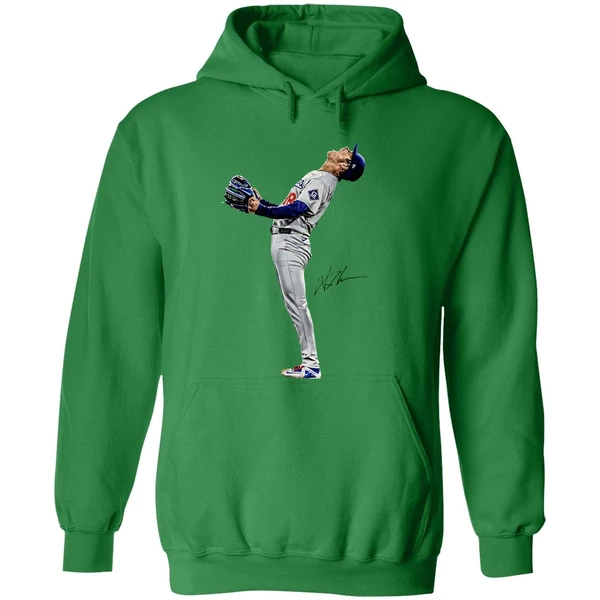 Yoshinobu Yamamoto Los Angeles Dodgers Lights Out Hoodie - Image 2