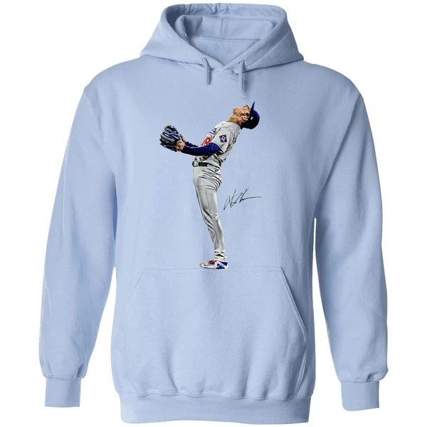 Yoshinobu Yamamoto Los Angeles Dodgers Lights Out Hoodie - Image 4