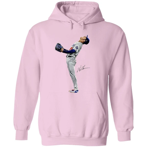 Yoshinobu Yamamoto Los Angeles Dodgers Lights Out Hoodie - Image 5