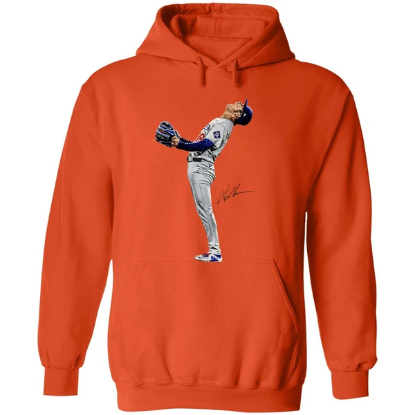 Yoshinobu Yamamoto Los Angeles Dodgers Lights Out Hoodie - Image 6