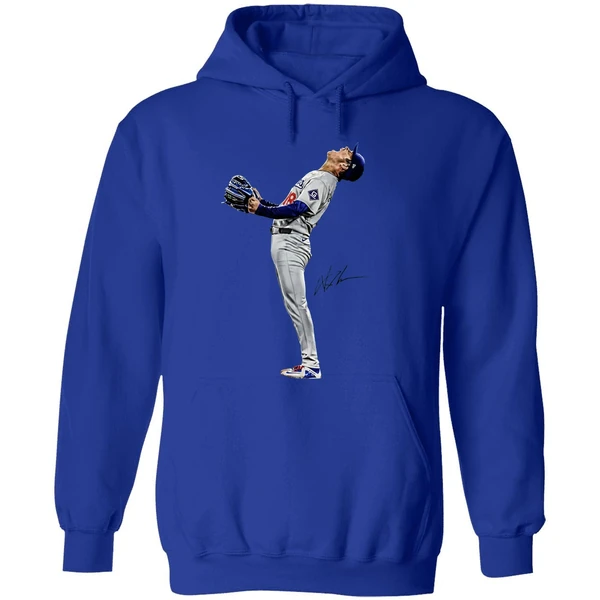 Yoshinobu Yamamoto Los Angeles Dodgers Lights Out Hoodie - Image 7