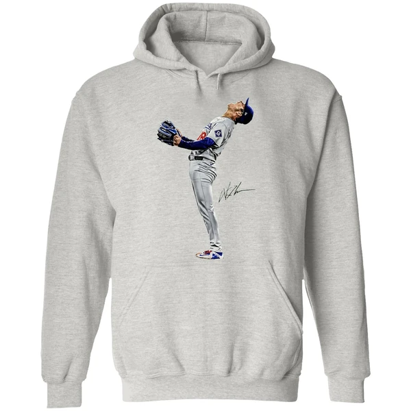 Yoshinobu Yamamoto Los Angeles Dodgers Lights Out Hoodie - Image 9