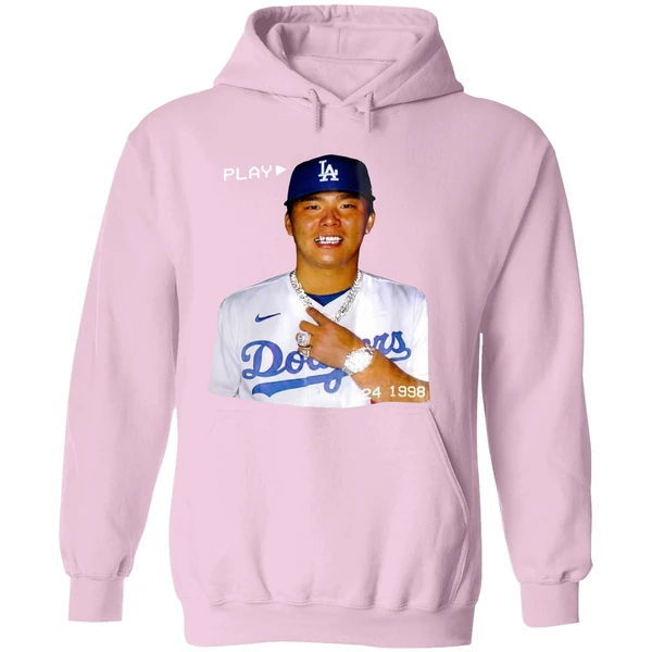 Yoshinobu Yamamoto Los Angeles Dodgers Mlb Diamond Hoodie - Image 5