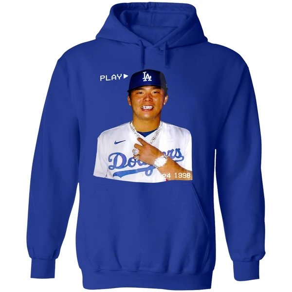 Yoshinobu Yamamoto Los Angeles Dodgers Mlb Diamond Hoodie - Image 7
