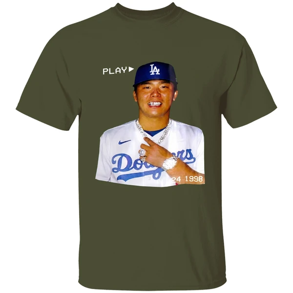 Yoshinobu Yamamoto Los Angeles Dodgers Mlb Diamond Shirt - Image 3