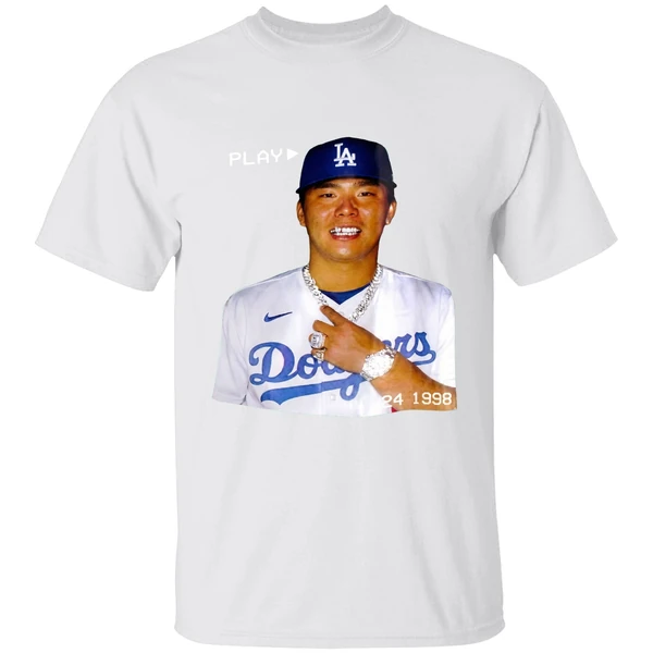 Yoshinobu Yamamoto Los Angeles Dodgers Mlb Diamond Shirt - Image 9