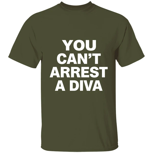 You Cant Arrest A Diva Shirt - Image 4