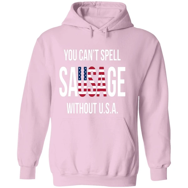 You Can't Spell Sausage Without Usa Hoodie - Image 5