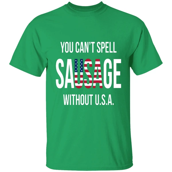 You Can't Spell Sausage Without Usa Shirt - Image 2