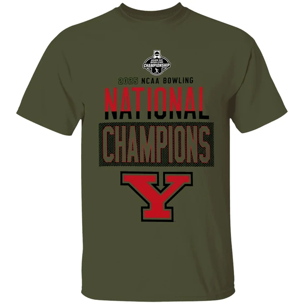 Youngstown State Penguins 2025 Ncaa National Collegiate Womens Bowling Championship Shirt - Image 9