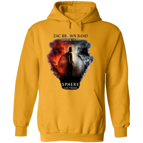 Zac Brown Band Love Fear Sphere Admat Hoodie
