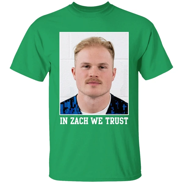 Zach Bryan Mugshot In Zach We Trust Shirt - Image 2