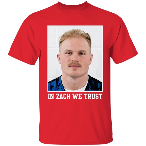 Zach Bryan Mugshot In Zach We Trust Shirt - Image 7
