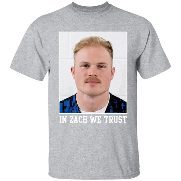 Zach Bryan Mugshot In Zach We Trust Shirt - Image 9
