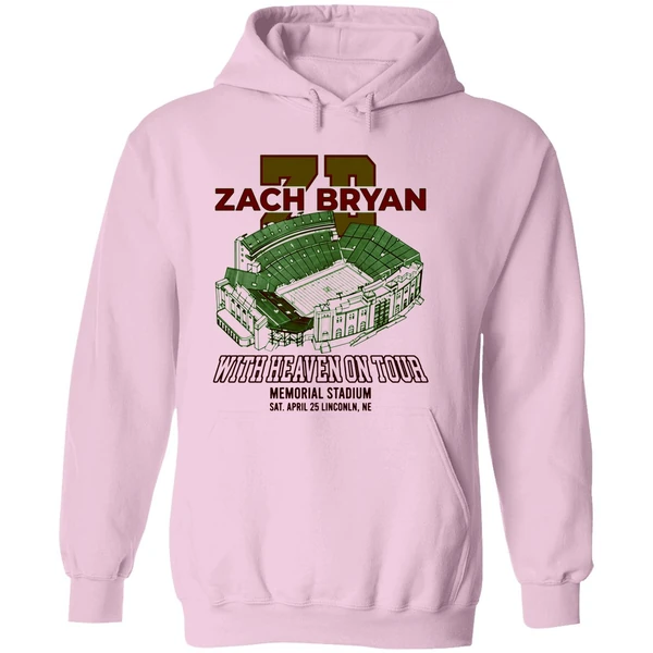 Zach Bryan With Heaven On Tour 2026 At Lincoln Ne Memorial Stadium Hoodie - Image 5