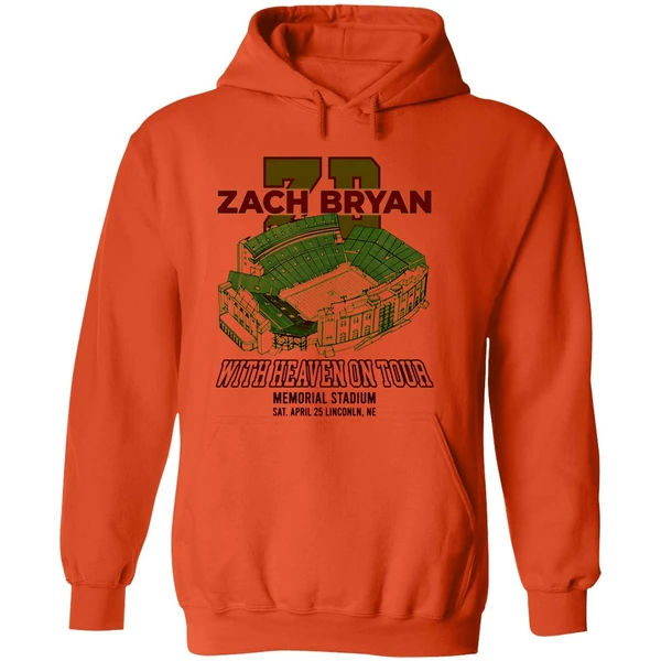 Zach Bryan With Heaven On Tour 2026 At Lincoln Ne Memorial Stadium Hoodie - Image 6