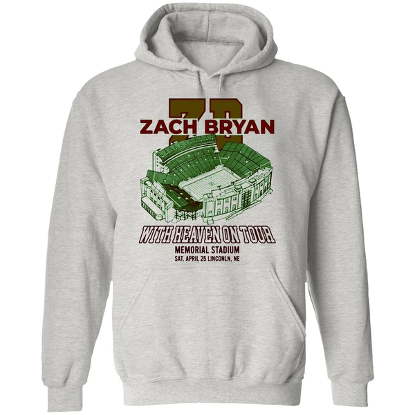Zach Bryan With Heaven On Tour 2026 At Lincoln Ne Memorial Stadium Hoodie - Image 9