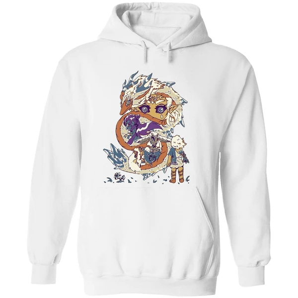 Zelda And The Light Dragon Tearing Memories Hoodie - Image 8