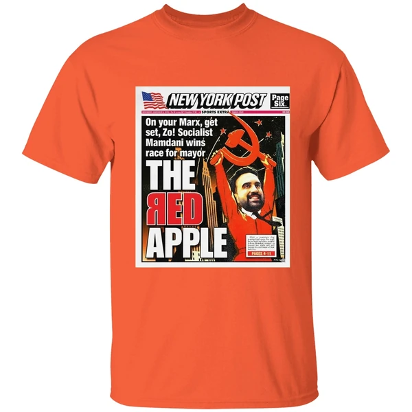 Zohran Mamdani The Red Apple On Your Marx Get Set Zo On Your Marks Get Set Go Shirt - Image 5
