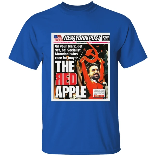 Zohran Mamdani The Red Apple On Your Marx Get Set Zo On Your Marks Get Set Go Shirt - Image 7