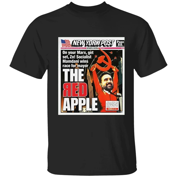 Zohran Mamdani The Red Apple On Your Marx Get Set Zo On Your Marks Get Set Go Shirt - Image 8