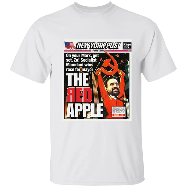 Zohran Mamdani The Red Apple On Your Marx Get Set Zo On Your Marks Get Set Go Shirt - Image 9